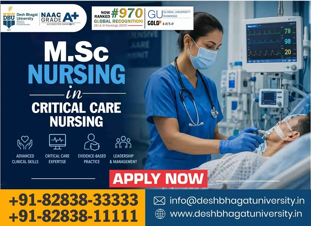 MSc Nursing in Critical Care Nursing