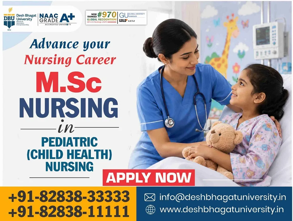 MSc Nursing in Pediatric (Child Health) Nursing