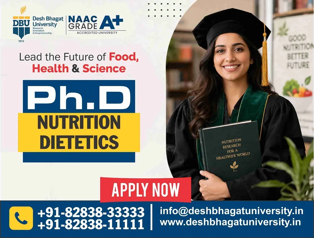 PhD in Nutrition and Dietetics