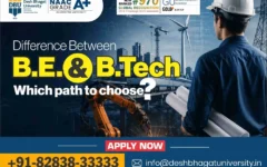 Difference Between B.E. and B.Tech