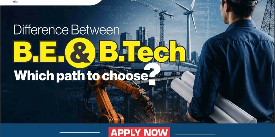 Difference Between B.E. and B.Tech