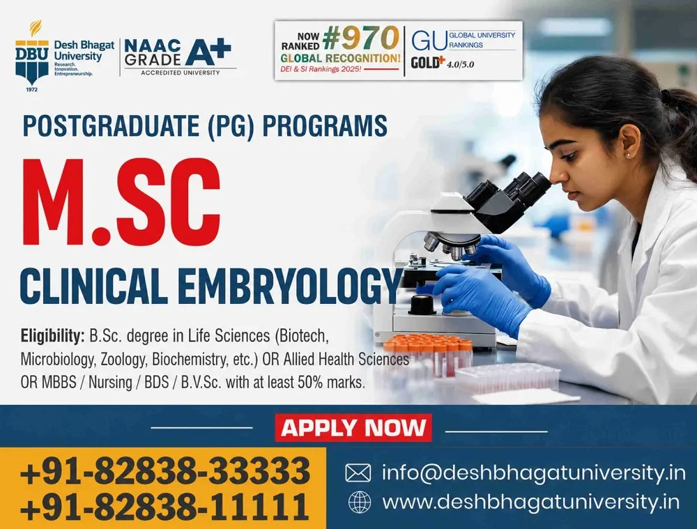 M.Sc. Clinical Embryology