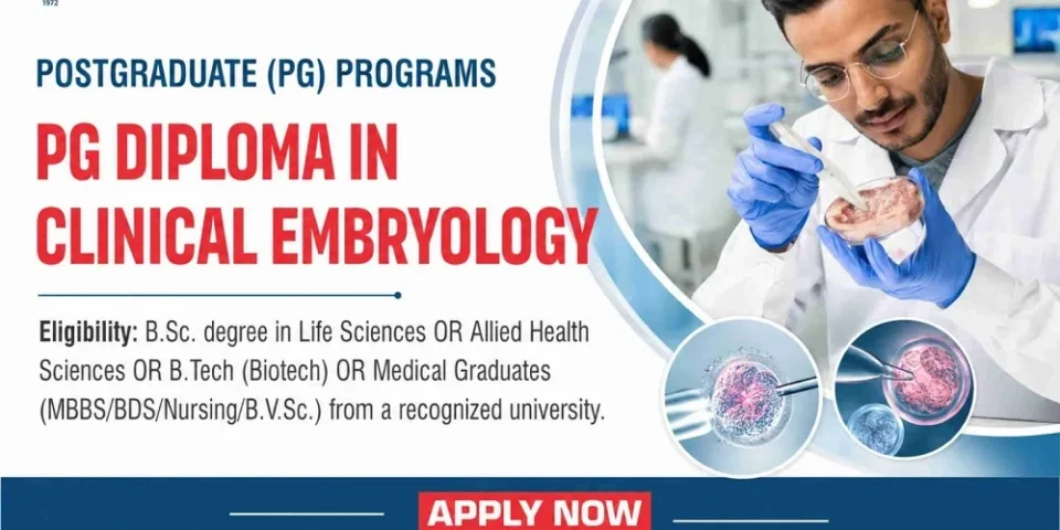 PG Diploma in Clinical Embryology