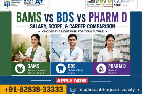 BAMS vs BDS vs Pharm D