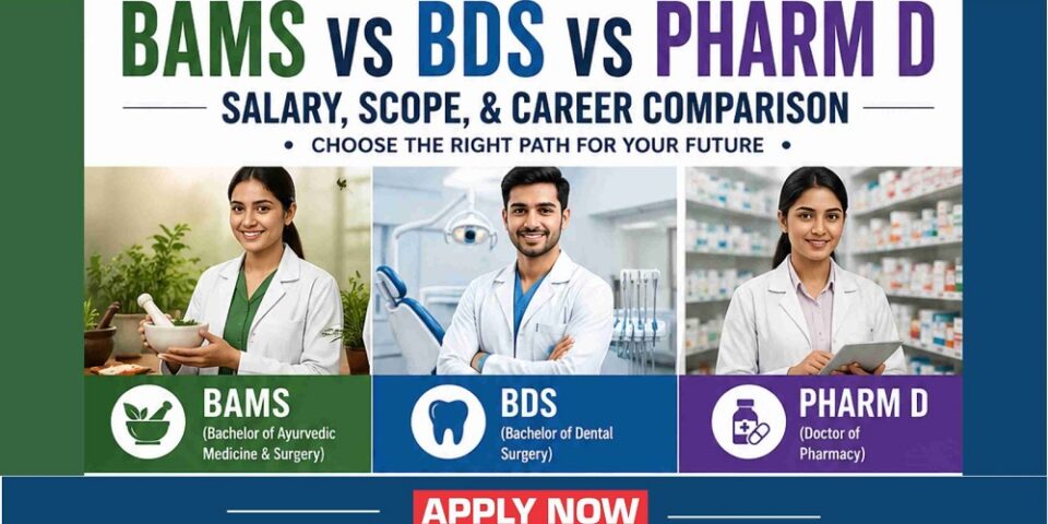 BAMS vs BDS vs Pharm D