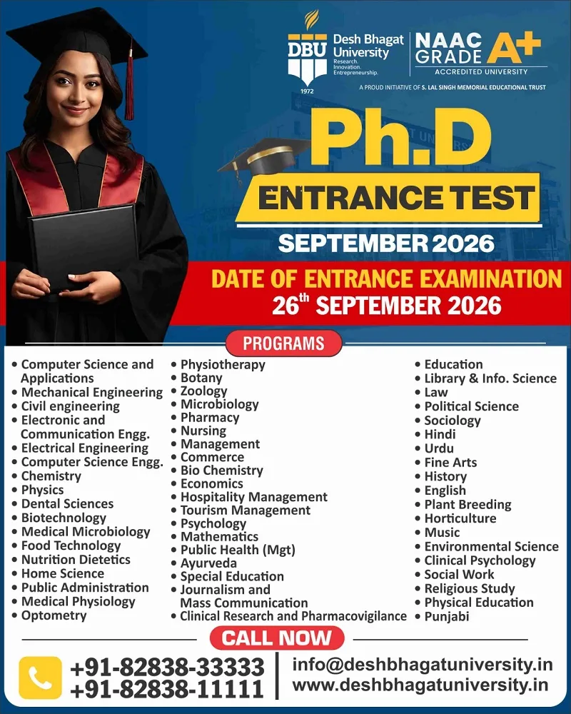 Apply for PhD Entrance Exam