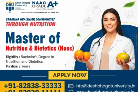 Master of Nutrition & Dietetics (Hons)