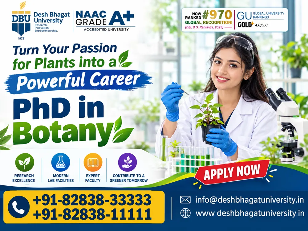 PhD in Botany